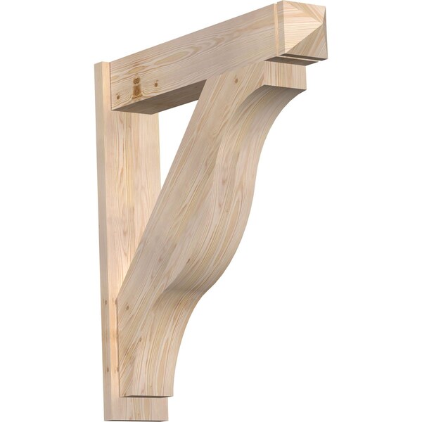 Ekena Millwork Funston Arts & Crafts Smooth Outlooker, Douglas Fir, 7 1/2"W x 36"D x 40"H OUT08X36X40FST03SDF - main